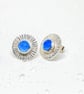 Chalcedony Flower Earring Studs - Image 6