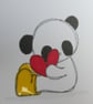 Panda in Wellies Birthday Card - Image 2