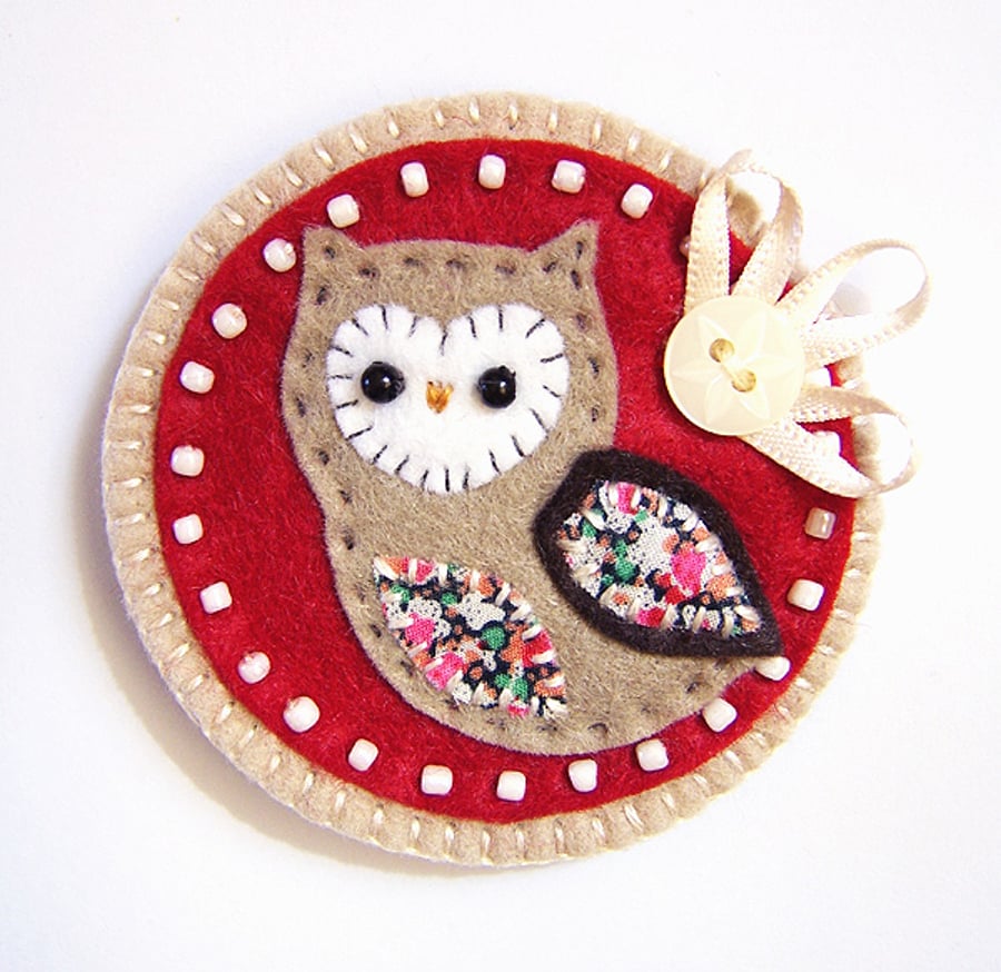 Owl Brooch