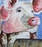 Three Little Pigs. Original painting - Image 4