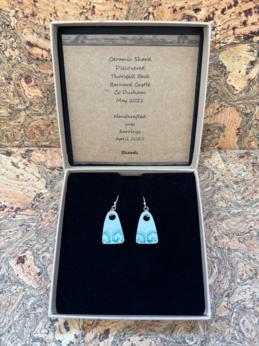 Handmade Ceramic Earrings, One of a Kind, Eco Friendly Gifts