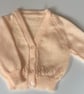 Baby cardigan peach 3-6 months - Image 1