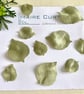 Beech sew on leaves in silk satin - Image 1