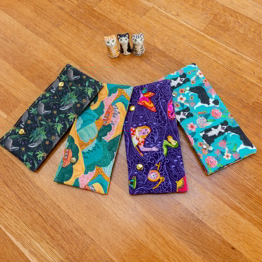 DPN cosy - double point knitting needle case in two sizes and for magic loop