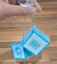 Blue and white cubes, window decoration with sucker-cup attachment - Image 3