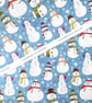 Cheerful Snowmen Gift Wrap & Tag (Matching Card) - Image 6