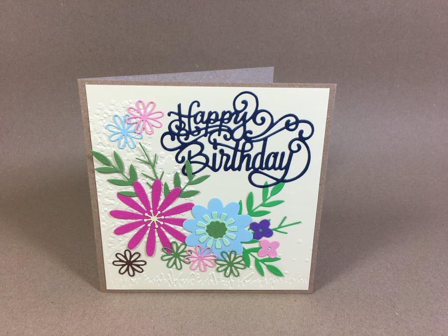 Happy Birthday Greetings Card