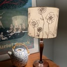 Poppy Lampshade - Embroidery 