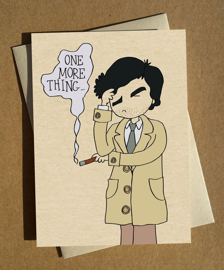 Columbo Greeting Card A6
