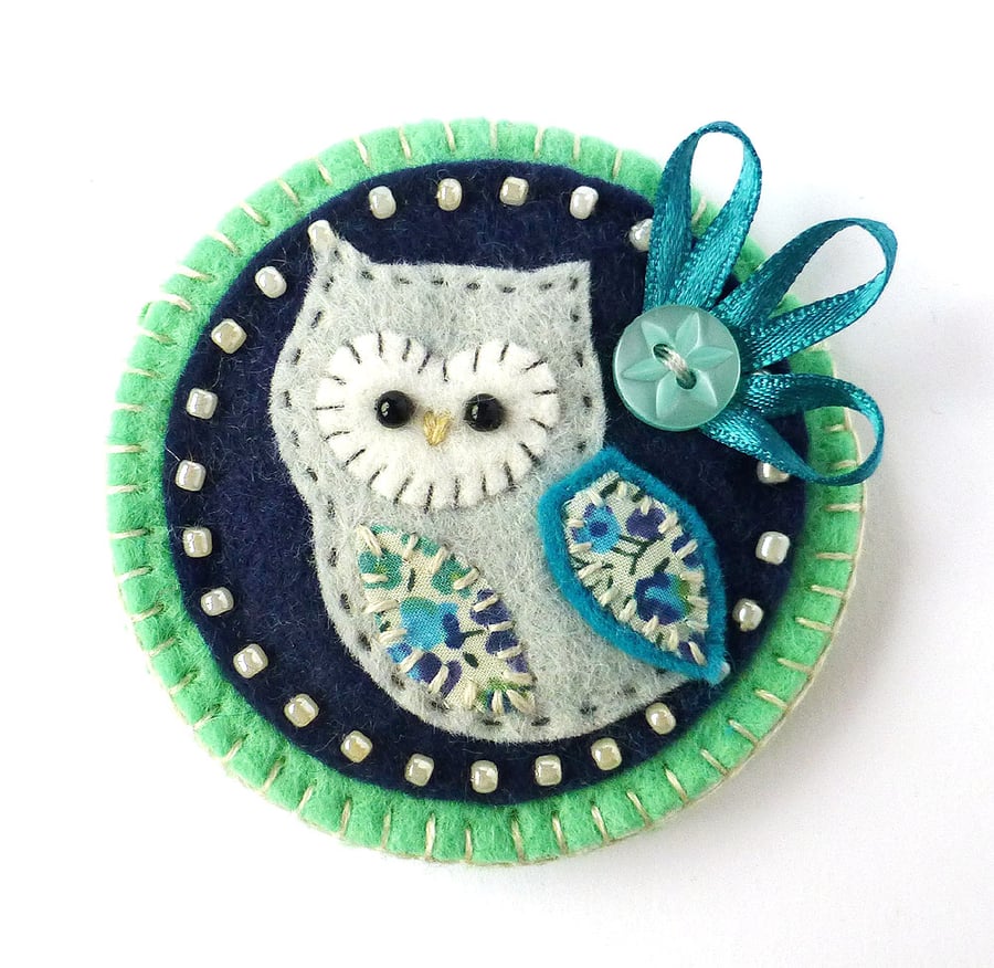 Owl Brooch