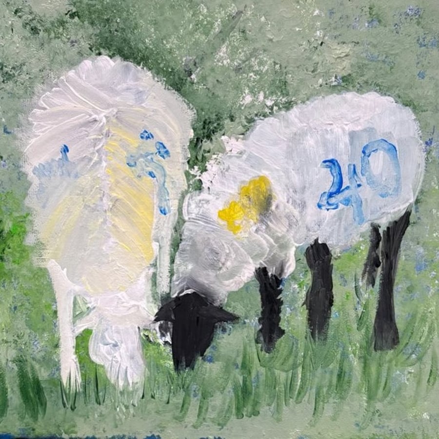 Sheep A4 Fine Art Print