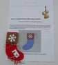 Make your own Felt Christmas Stocking Hanging Tree Decoration - Image 4