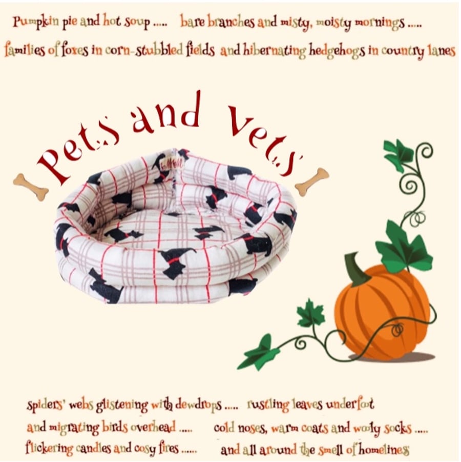 Scottie Dog Puppy Bed