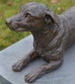 Lying Jack Russell Terrier Dog Statue Bronze Resin Garden Sculpture - Image 7