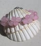 SALE - Rose Quartz Gemstone Beaded Chakra Bracelet "Amado" - Image 1