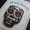 Large Day of the Dead ceramic button