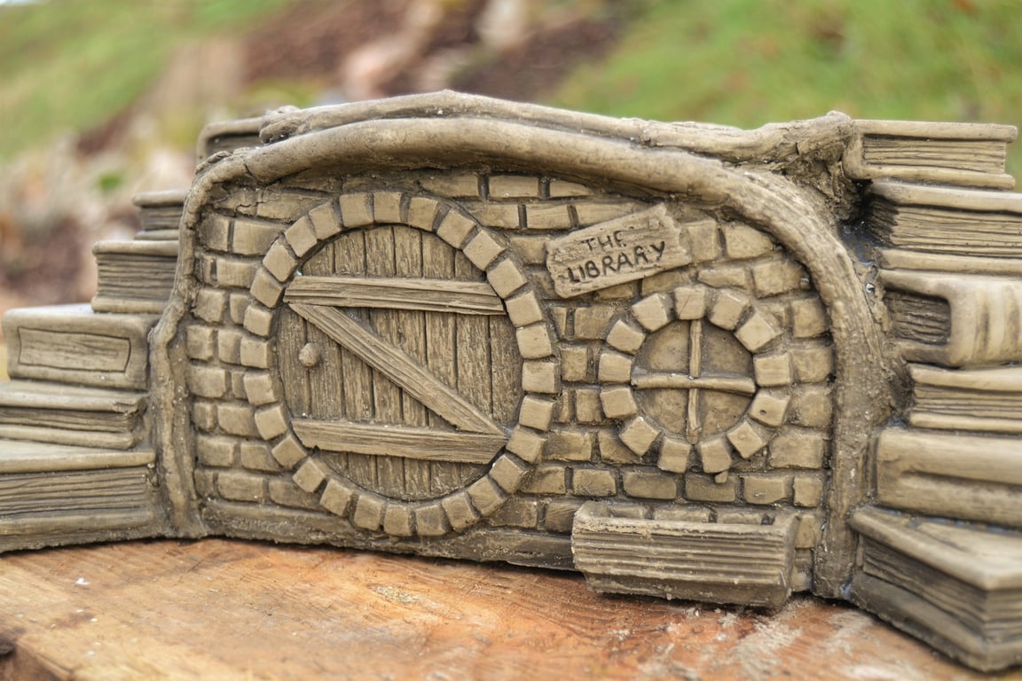 Library Fairy Garden Stone Garden Ornament