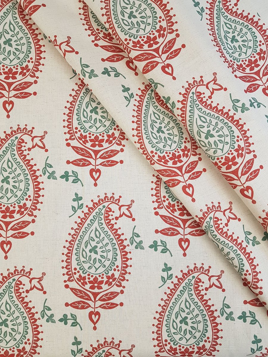 'Josephine' fabric in Red