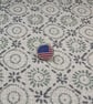 USA Flag Pin - Small Resin Topped Pin Badge - American Flag Badge