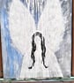 Angel with Large Wings, Small Original Canvas Art - Image 7