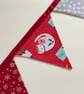 Kitty and mouse Christmas party bunting - Image 3