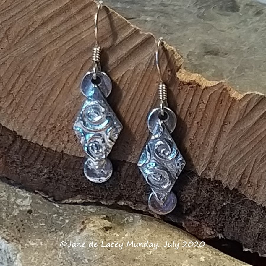 Diamond Swirl Earrings