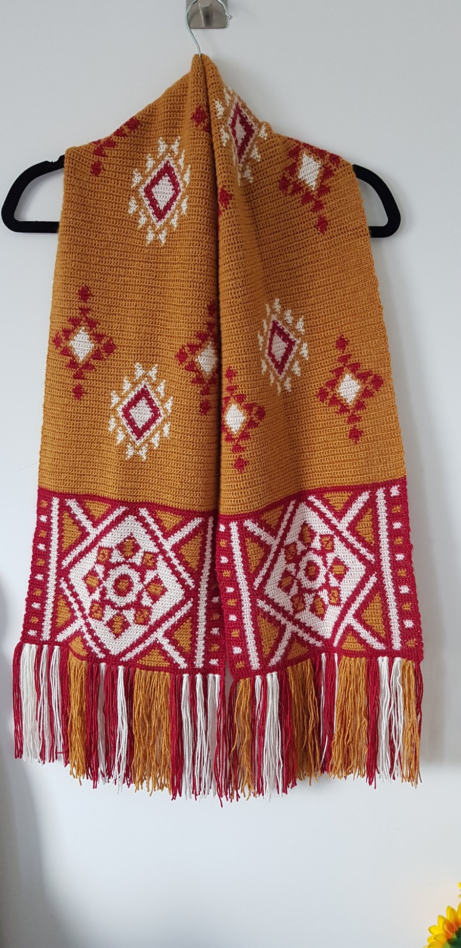 Desert Ruby Scarf crochet pattern