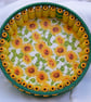 Handmade Sunflower round Tray. - Image 2