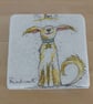 Set of 4 Marble 'Dog' Coasters - Image 2