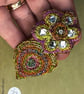 Sparkle heart brooch - sustainable jewellery - Image 1