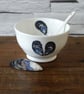 Ceramic Mussel Bowl with Spoon - Image 2
