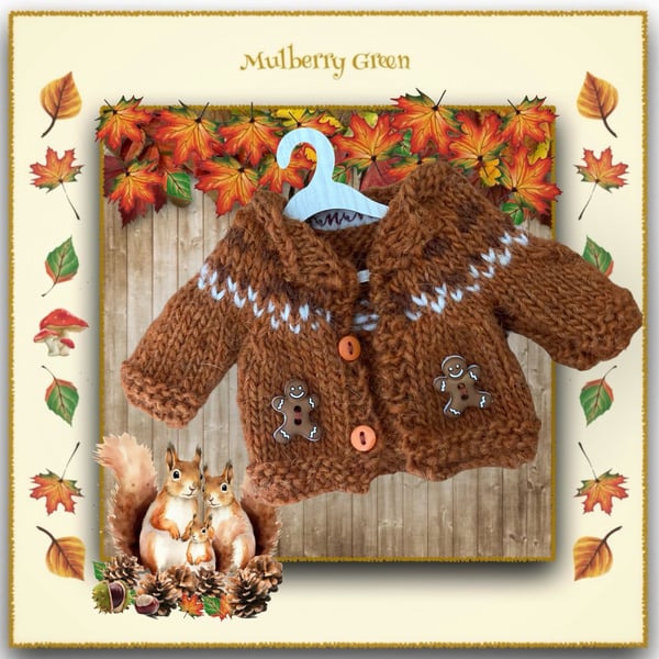 Reserved for Shani - Gingerbread Cardigan 
