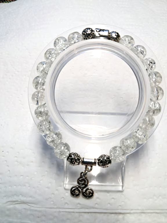 Stretch Crackle Bead Sagittarius  Bracelet 