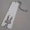 little zombie bunny bookmarks