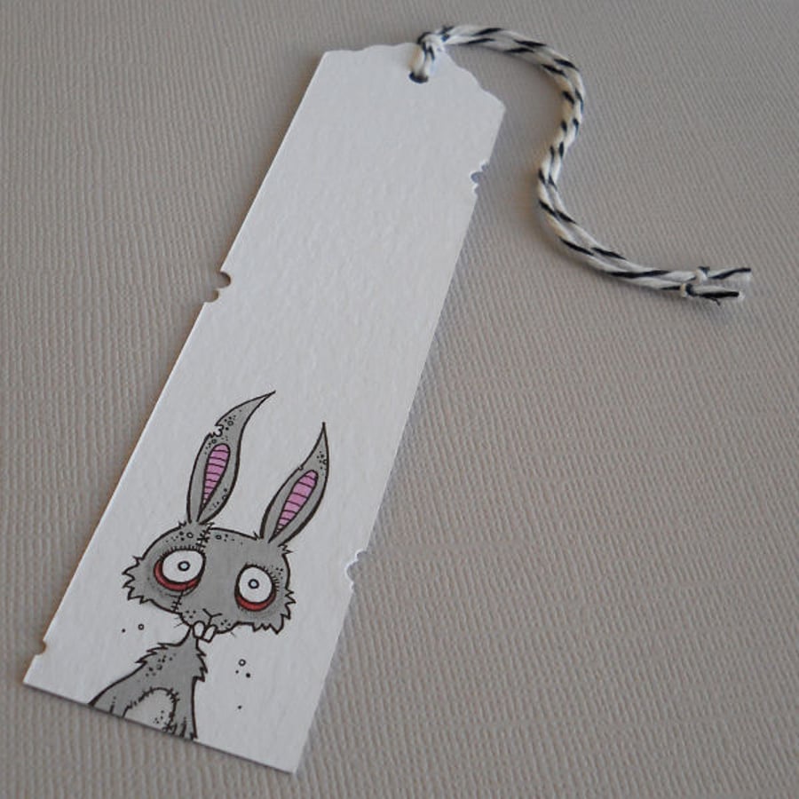little zombie bunny bookmarks