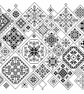 013B Cross Stitch Quaker Sampler, tiled Ackworth patchwork squares Mono - Image 2