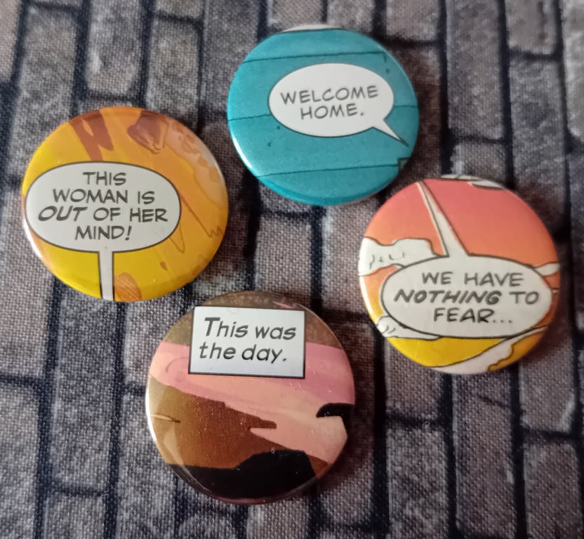 Comic Speech BubbleBadges - Small
