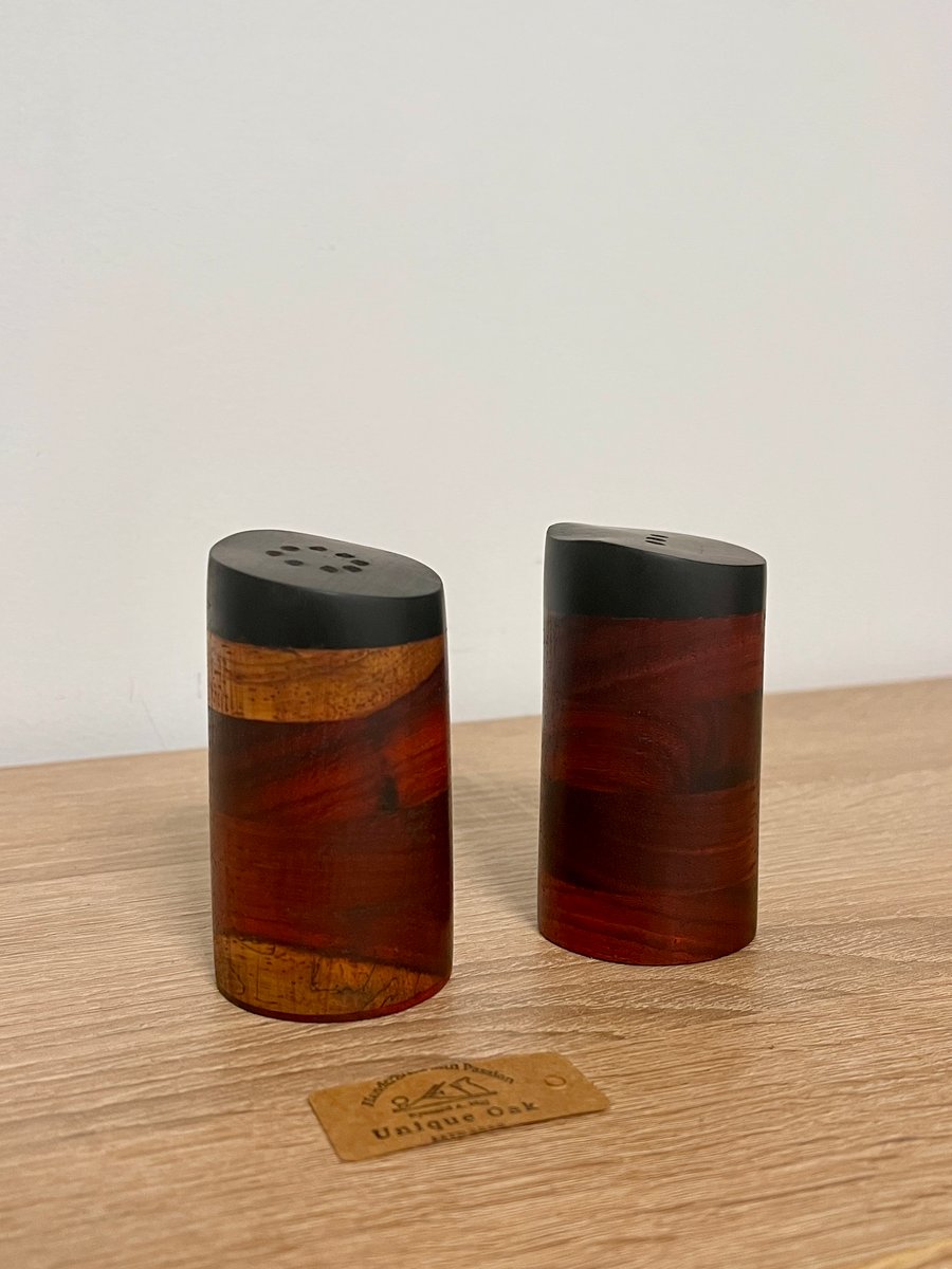 Handcrafted Salt and Pepper Shaker Set