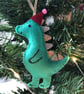 CUSTOM LISTING FOR ALE Christmas Dinosaur - Image 2