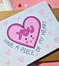 Valentines Day Card, Anniversary Card, Wife card, Husband card, Heart card - Image 4
