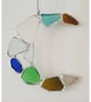 Seaglass mosaic crescent suncatcher  - Image 2
