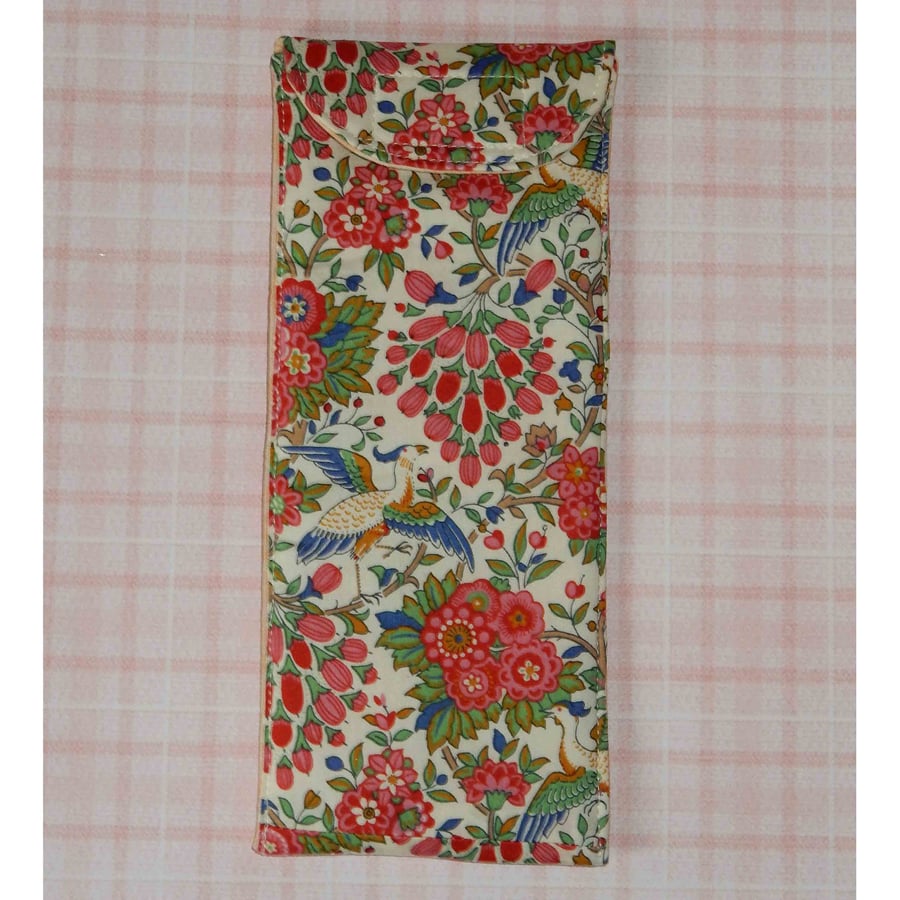 Glasses case - Liberty print birds