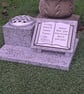 Memorial Grave Stone Marker Personalised Granite Cemetery Headstone  Plaque  - Image 4