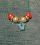 Children's 'V' Inital Necklace - Image 1