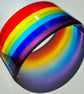 Free standing fused glass rainbow - Image 1