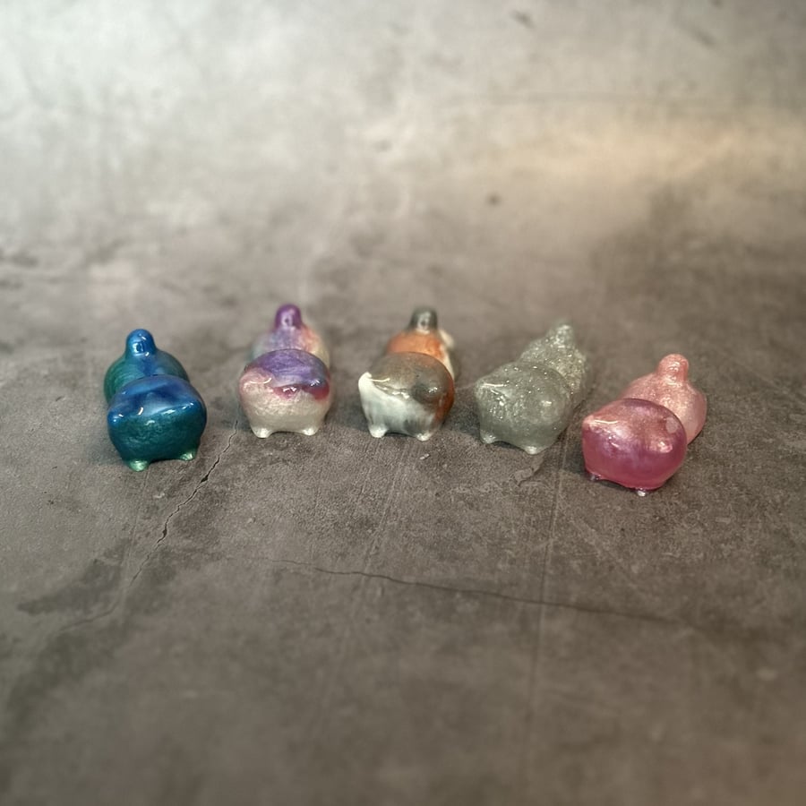 Resin Cat Holder for Brushes Pens Chopsticks or Custom Kitty A