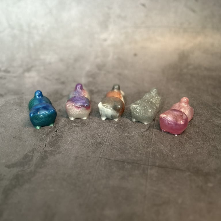 Resin Cat Holder for Brushes Pens Chopsticks or Custom Kitty A