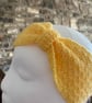 Women's ear warmer in yellow  - Image 2
