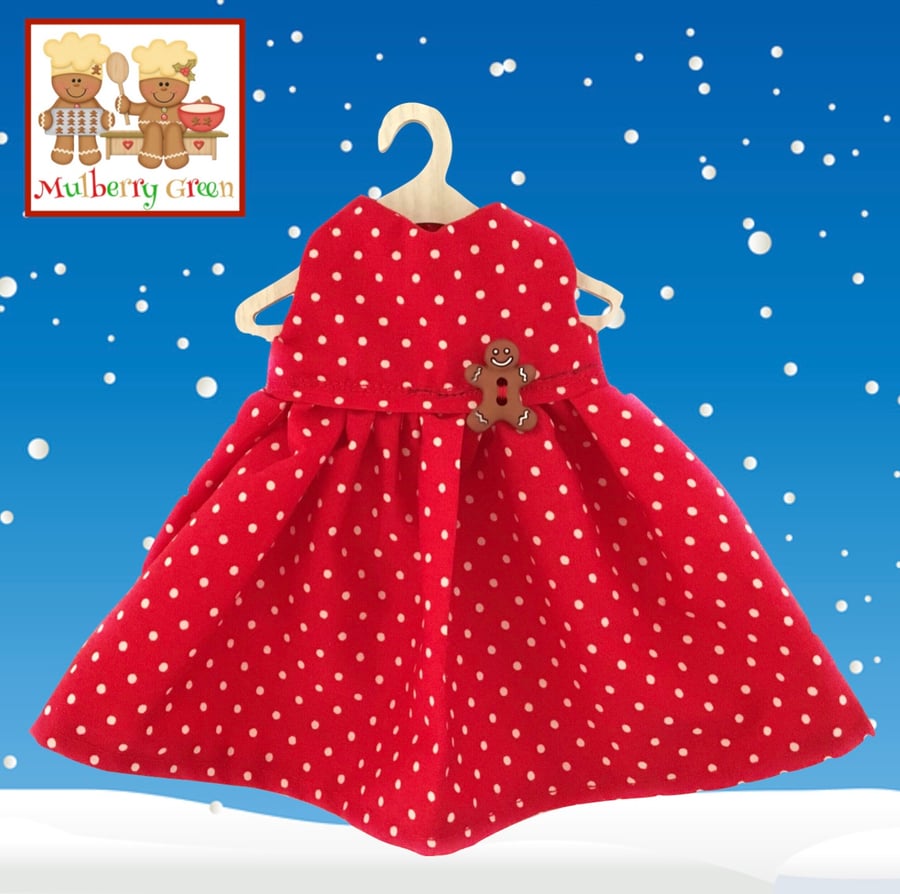 Red Spotted Gingerbread Dress