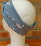 Hair Band swan print cotton jersey twist front turban style women's head band - Image 4